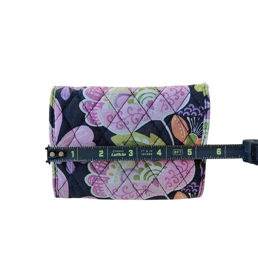 Vera Bradley Pirouette Pink Vintage Quilted Floral Wallet